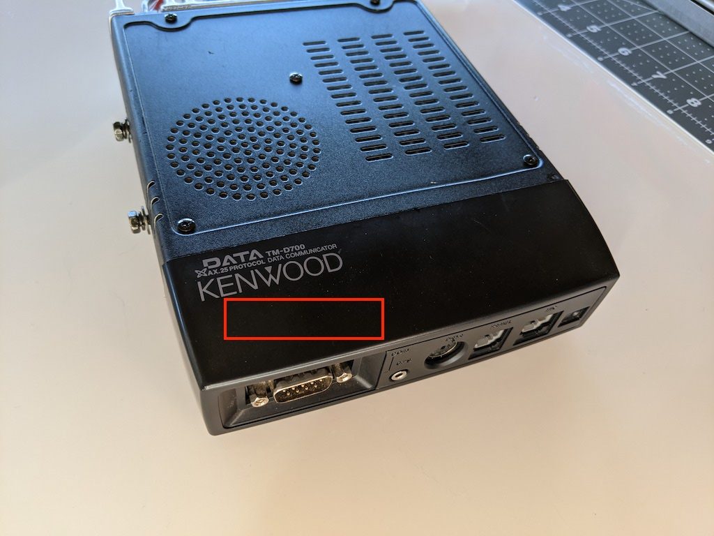 Adding Bluetooth to a Kenwood TM-D700 | Right Angles